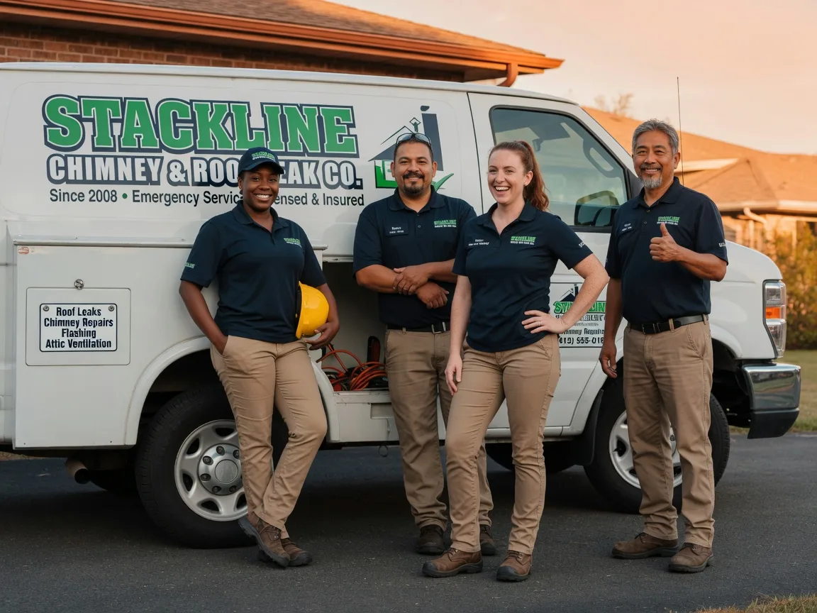Chimney flashing repair company in Valdese, NC